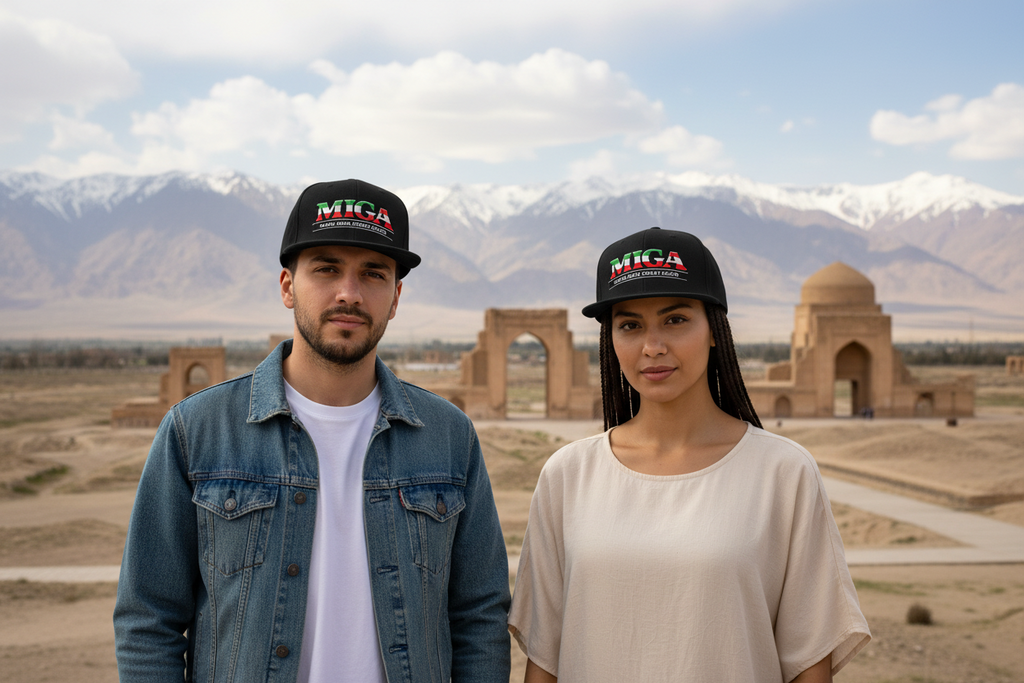 "MIGA" 'Make Iran Great Again' Embroidered Trucker Hat
