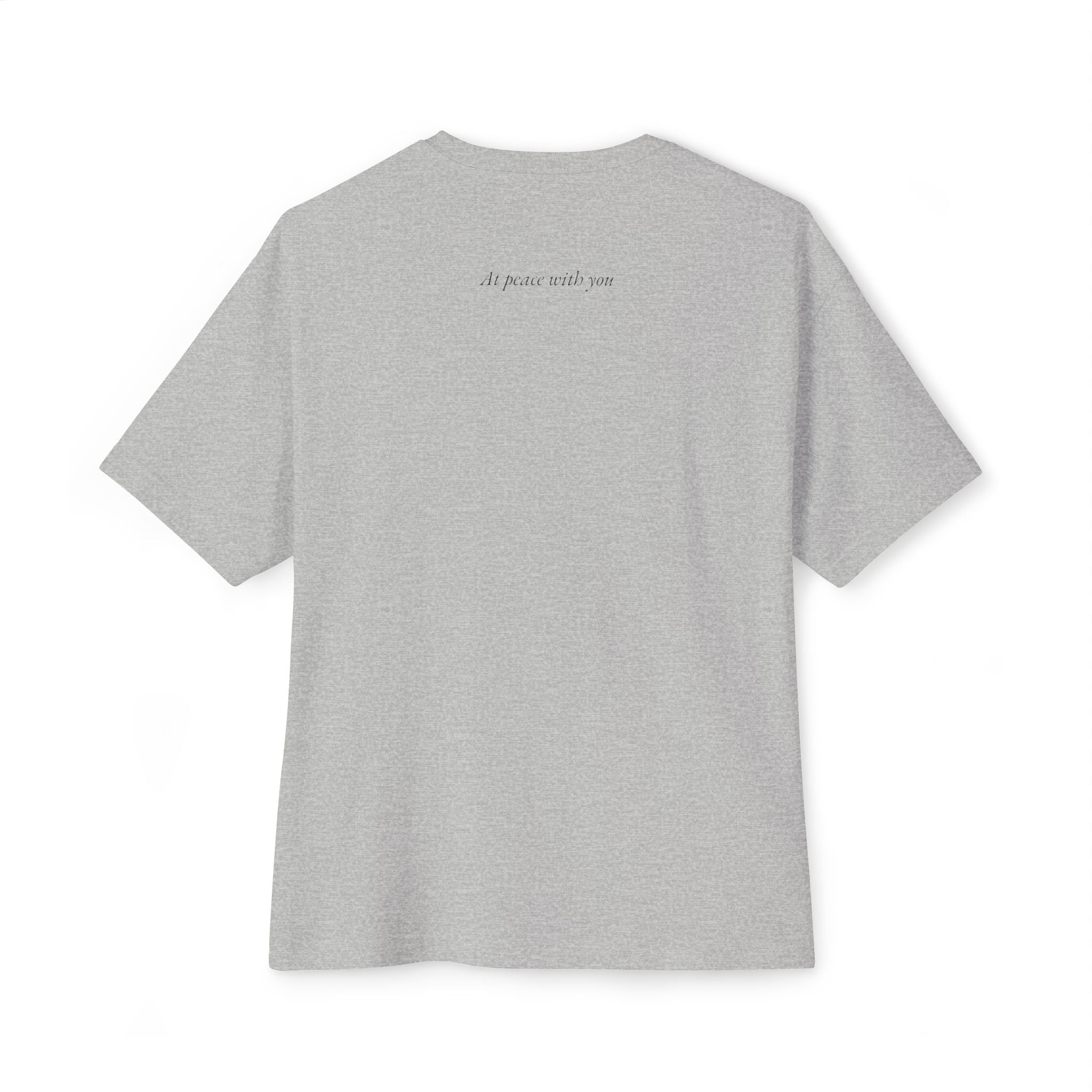 "با تو آرام" 'At Peace with You' Calligraphy Oversized Boxy Tee