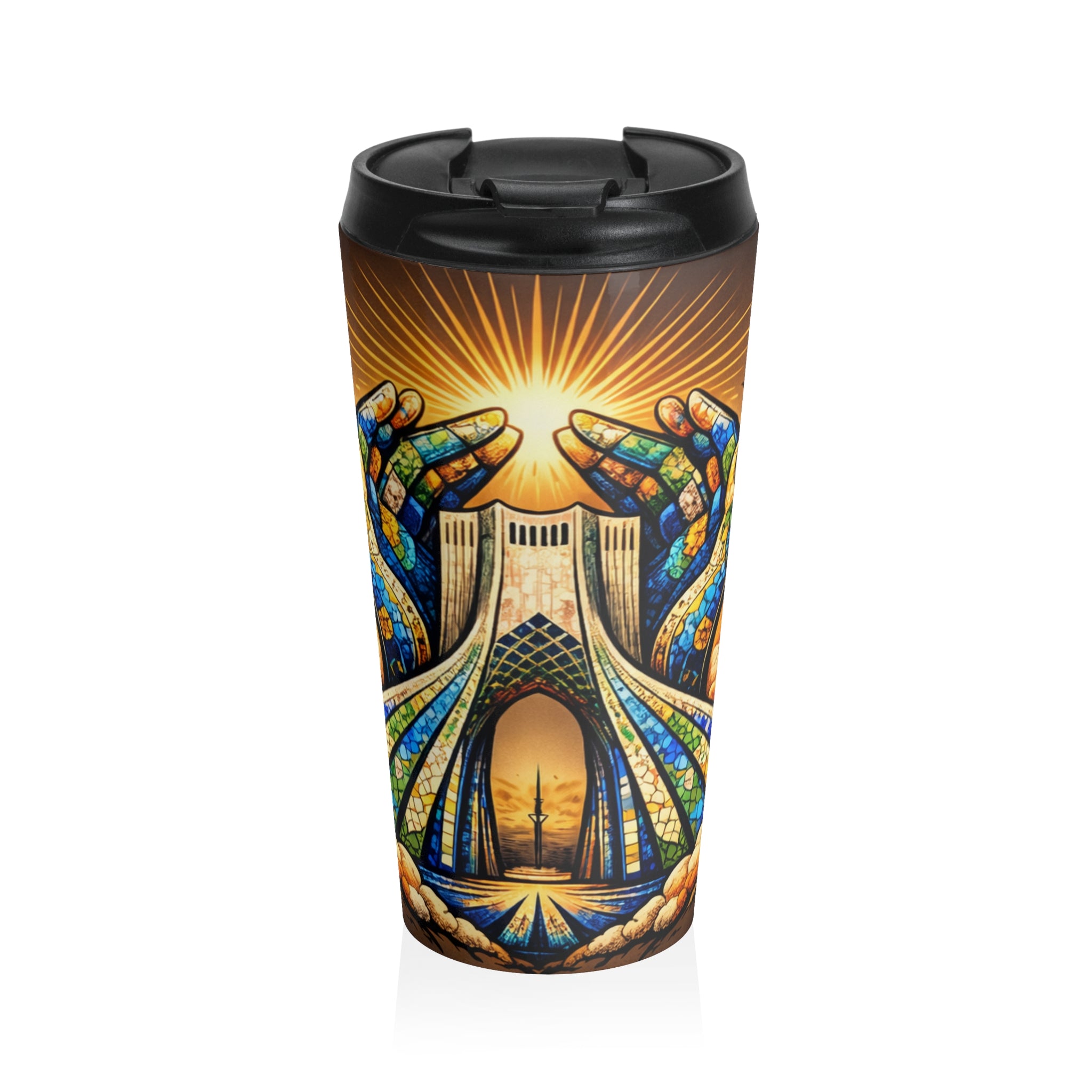 "Azadi" Tower Stainless Steel Tumbler