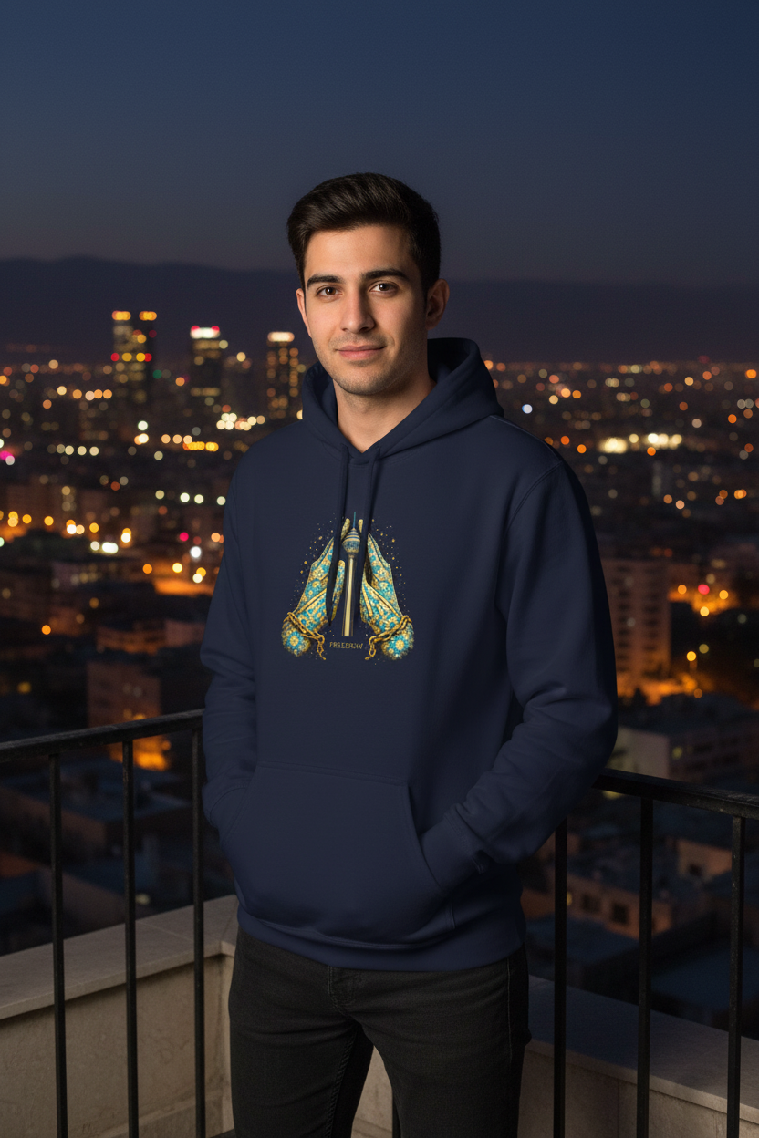 "Freedom " Azadi Hooded Sweatshirt