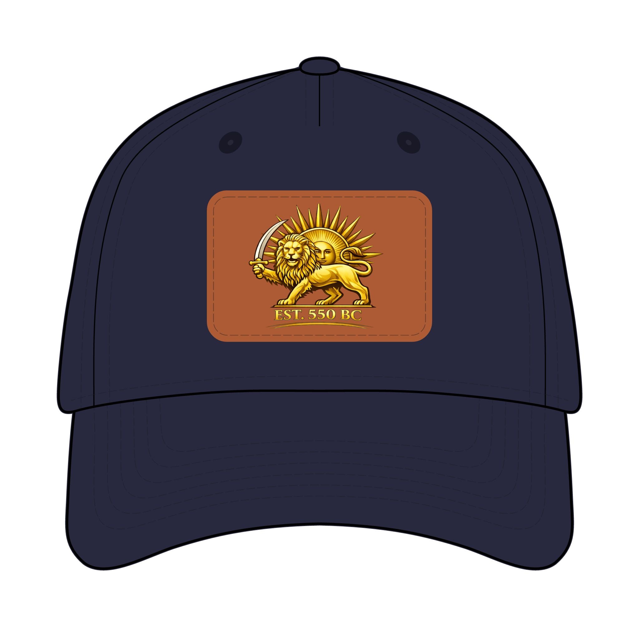 Iran "Lion & Sun" Trucker Hat with leather patch