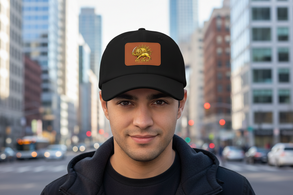 Iran "Lion & Sun" Trucker Hat with leather patch