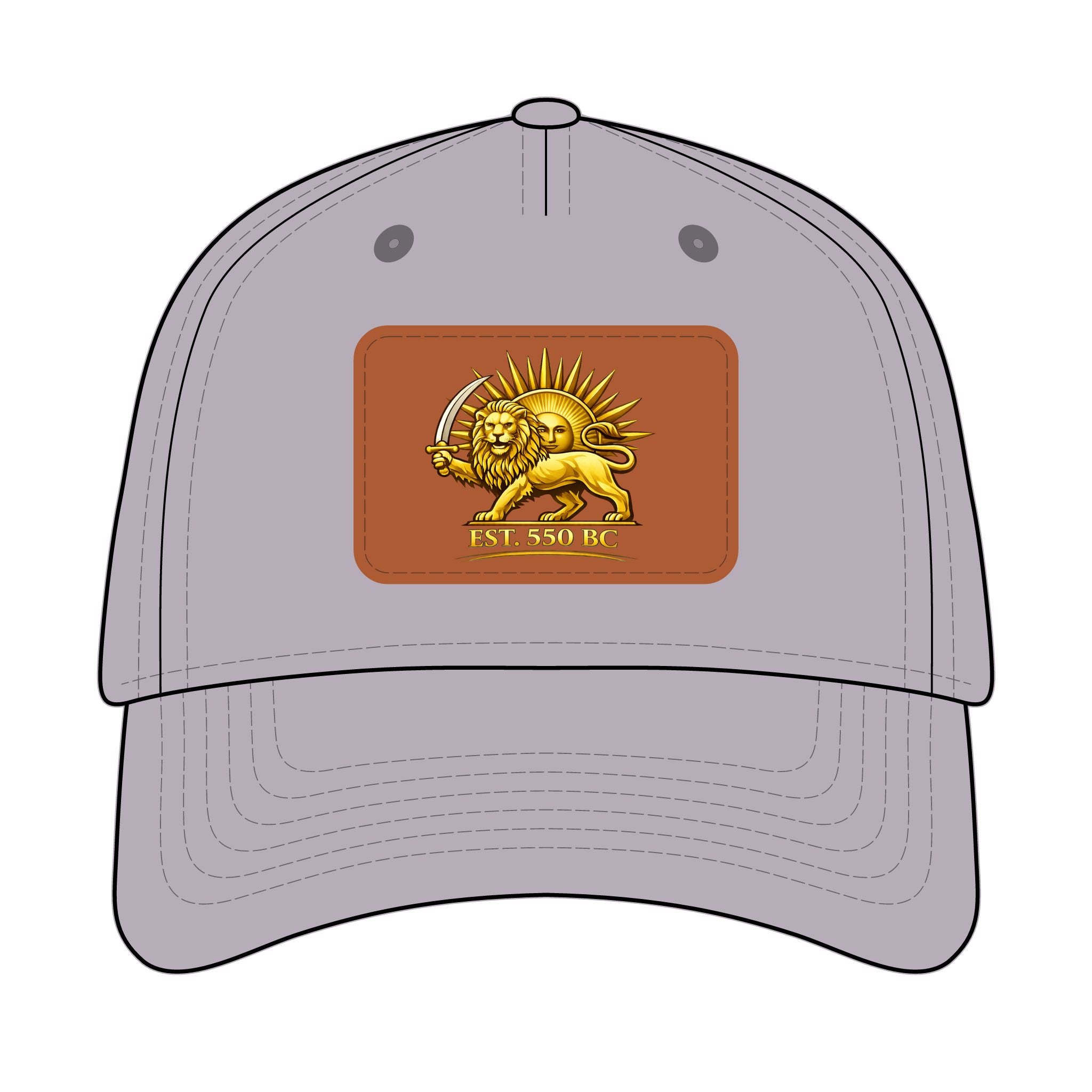 Iran "Lion & Sun" Trucker Hat with leather patch