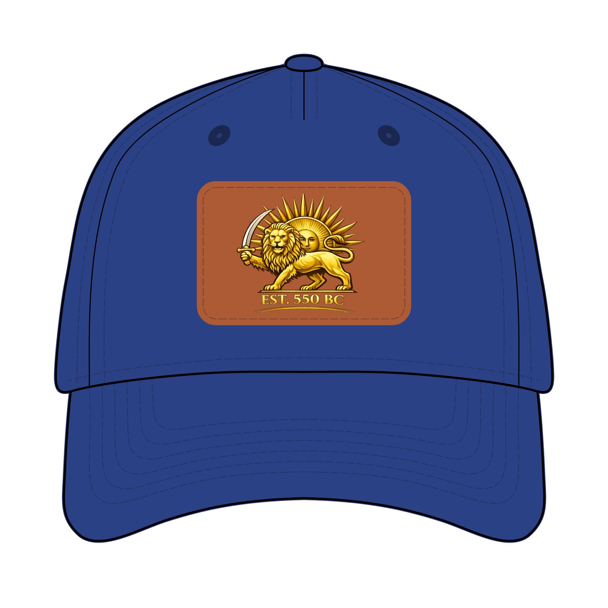Iran "Lion & Sun" Trucker Hat with leather patch