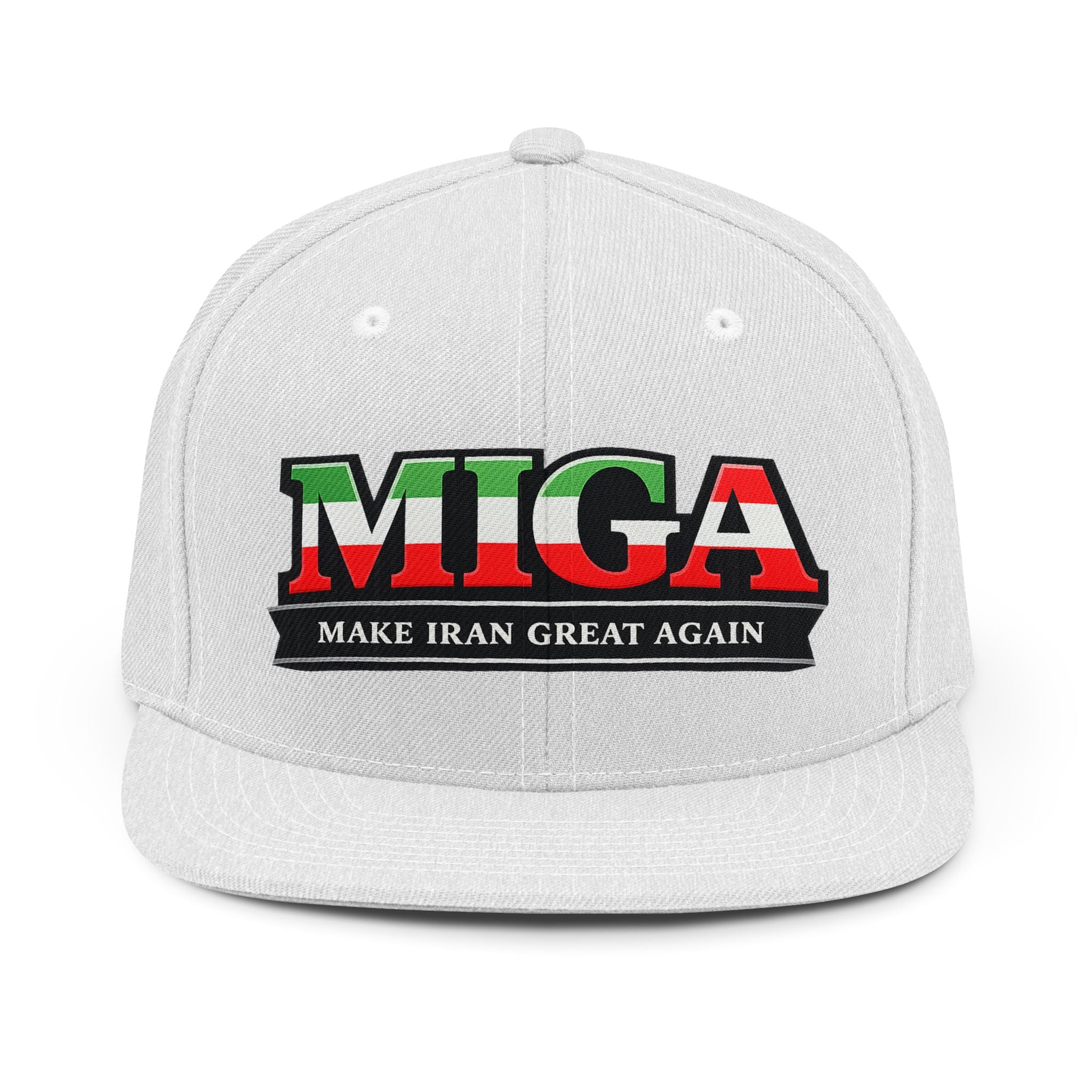 "MIGA" 'Make Iran Great Again' Embroidered Trucker Hat