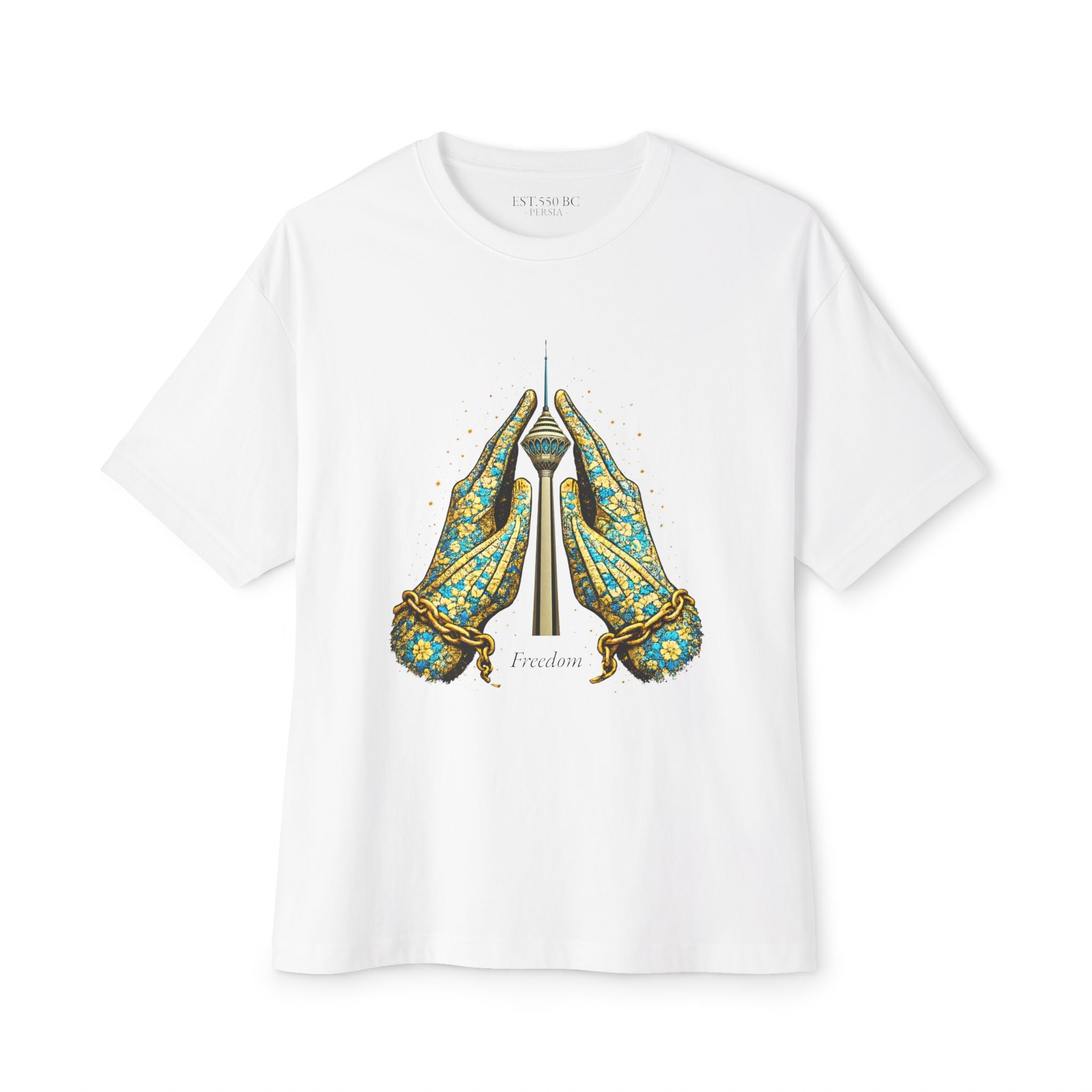 "Freedom" Azadi Milad Tower Prayer Tee