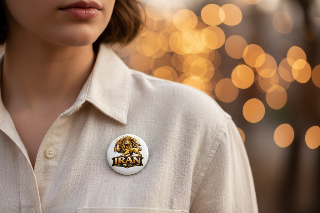 "Iran 2026" Lion Pin