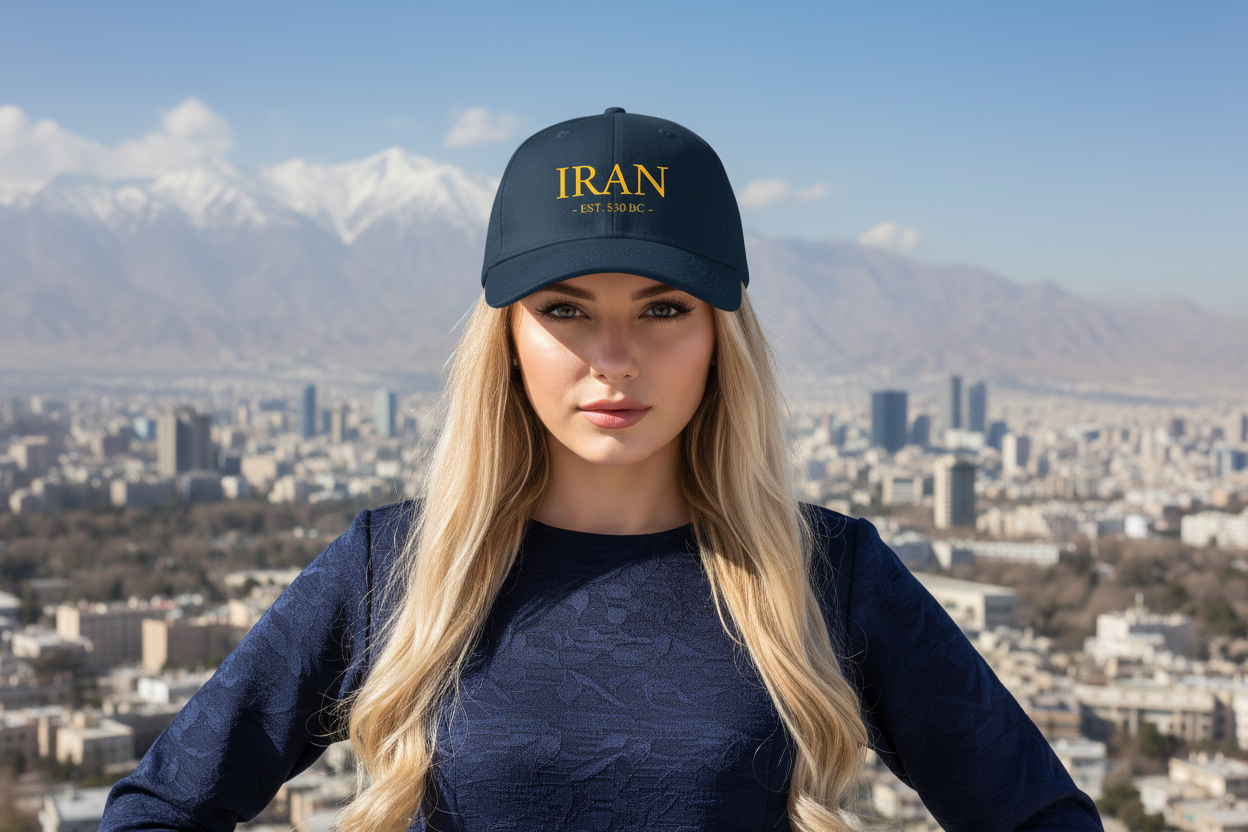 "IRAN" EST. 550 BC Embroidered Hat
