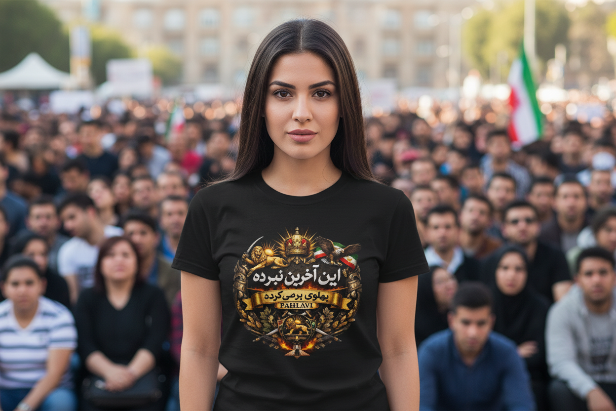 "این آخرین نبرده" Pahlavi Barmigharde Tee