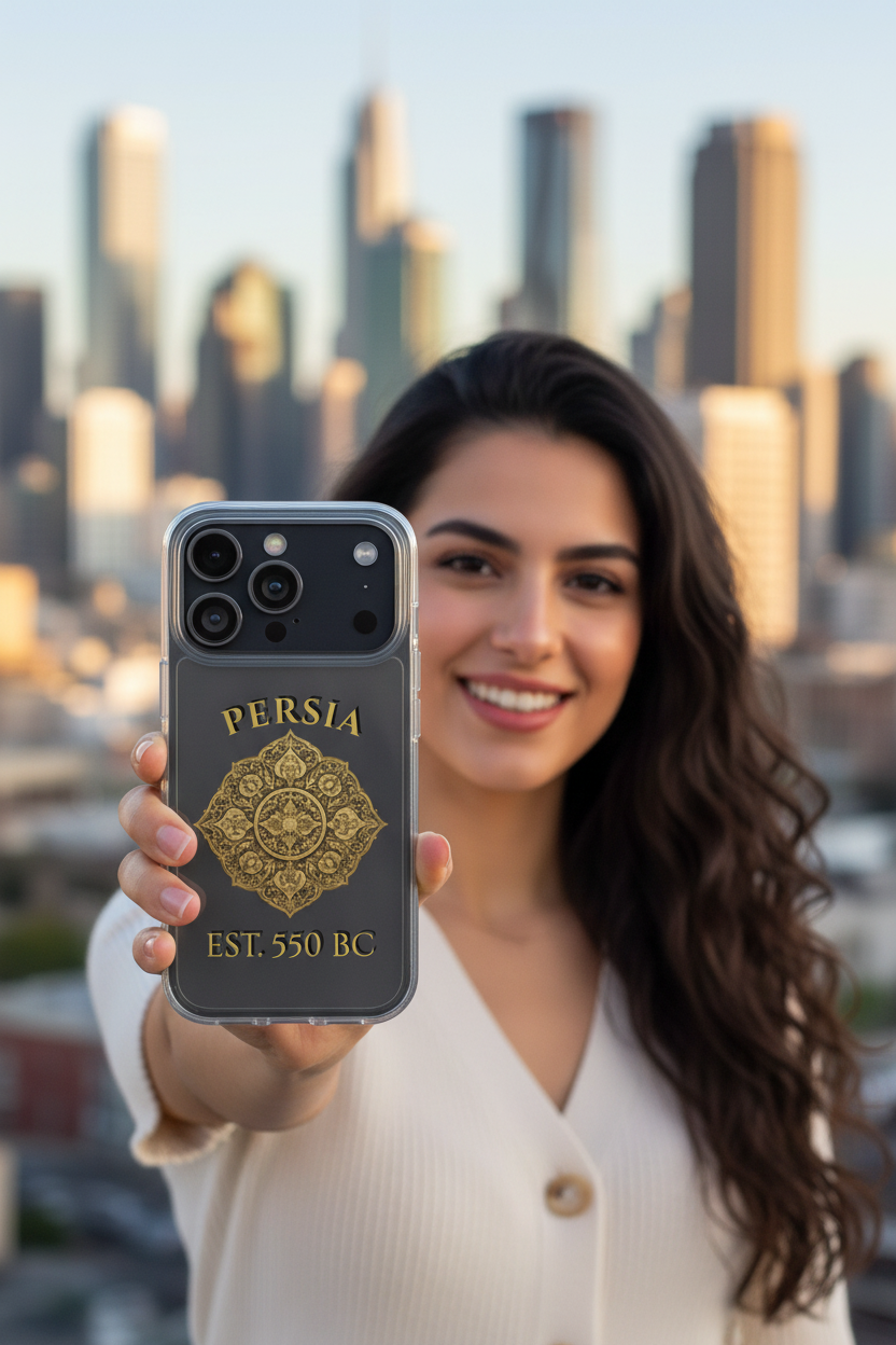 "Persia" EST. 550 BC Clear Case for iPhone®