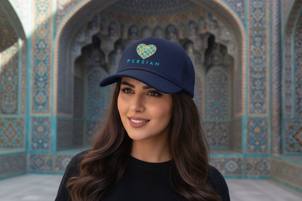 "Persian" Heart Hat
