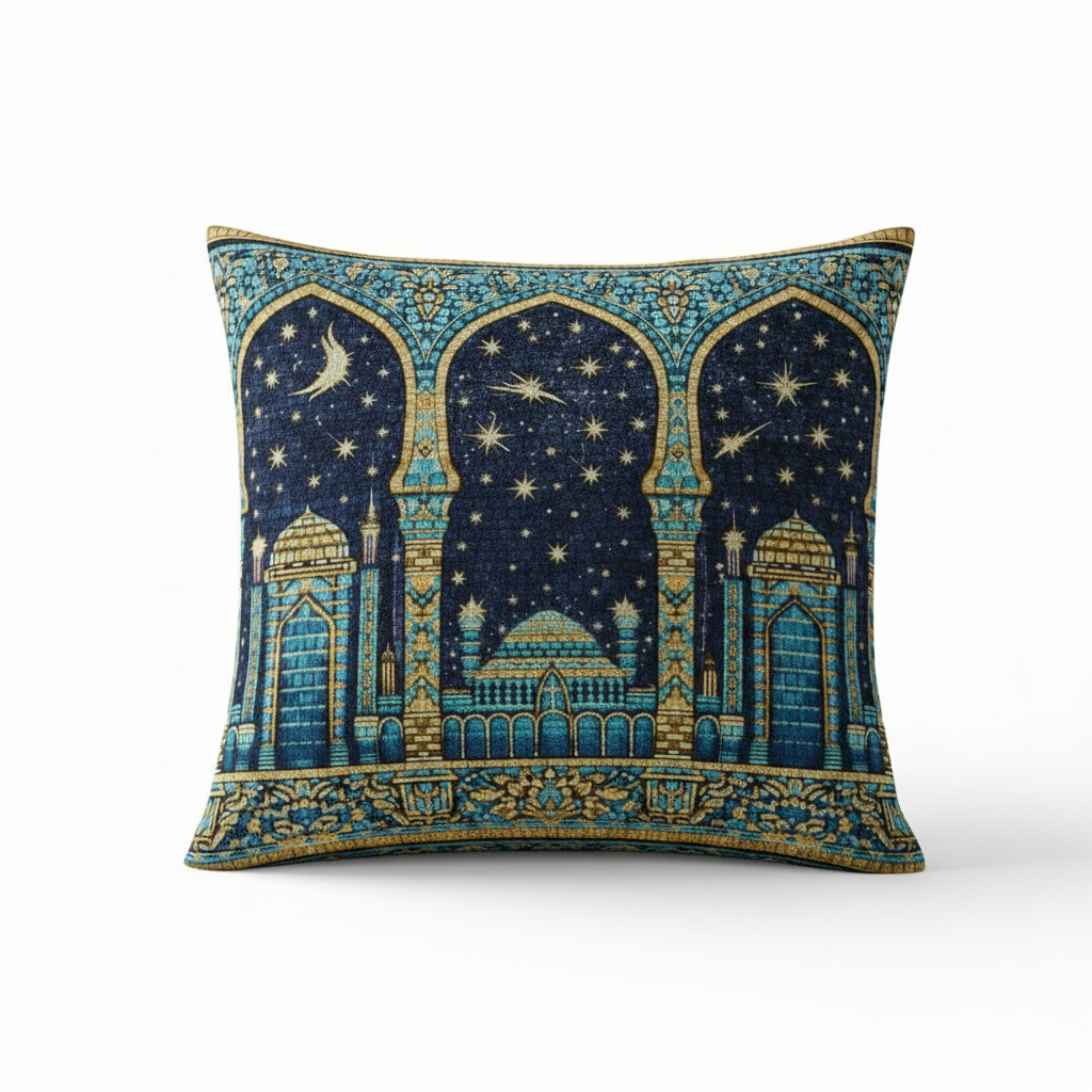 Persian Mosaic "Est. 550 BC" Throw Pillowcase