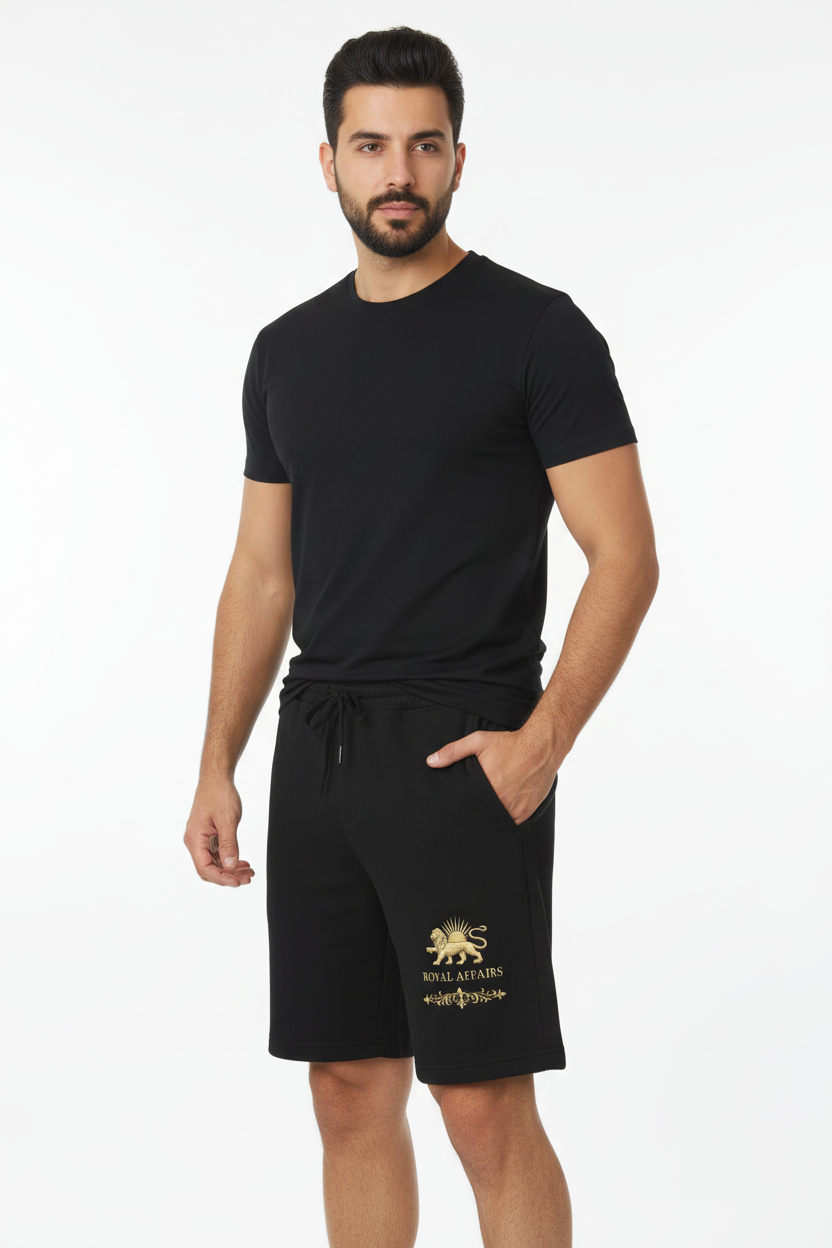 "Royal Affairs" Men's fleece shorts