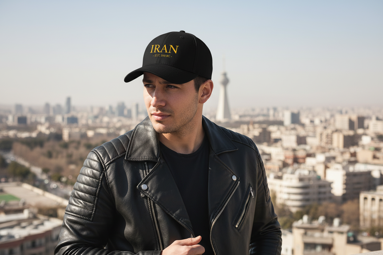 "IRAN" EST. 550 BC Embroidered Hat
