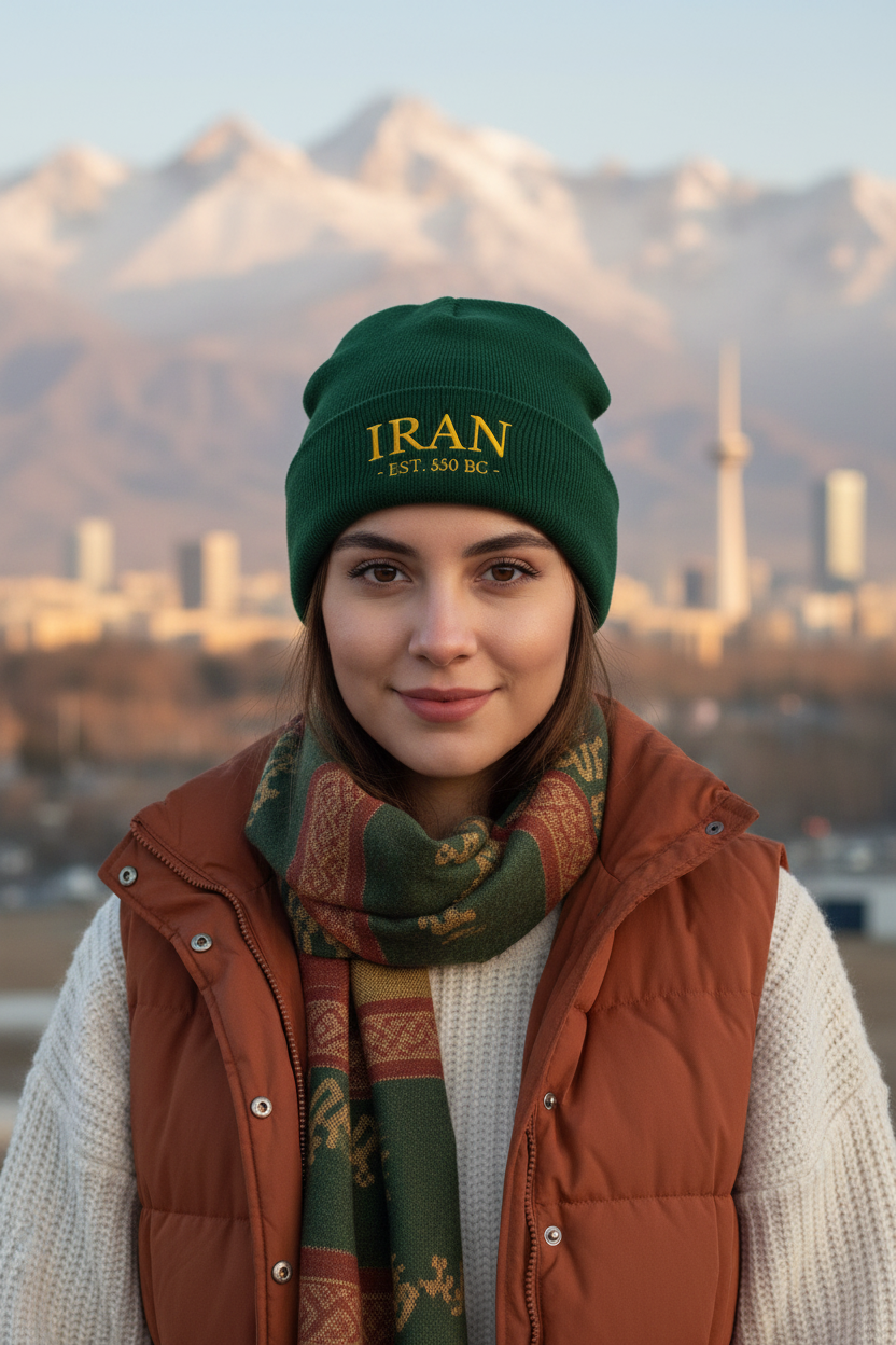 "Iran" EST. 550 BC Beanie