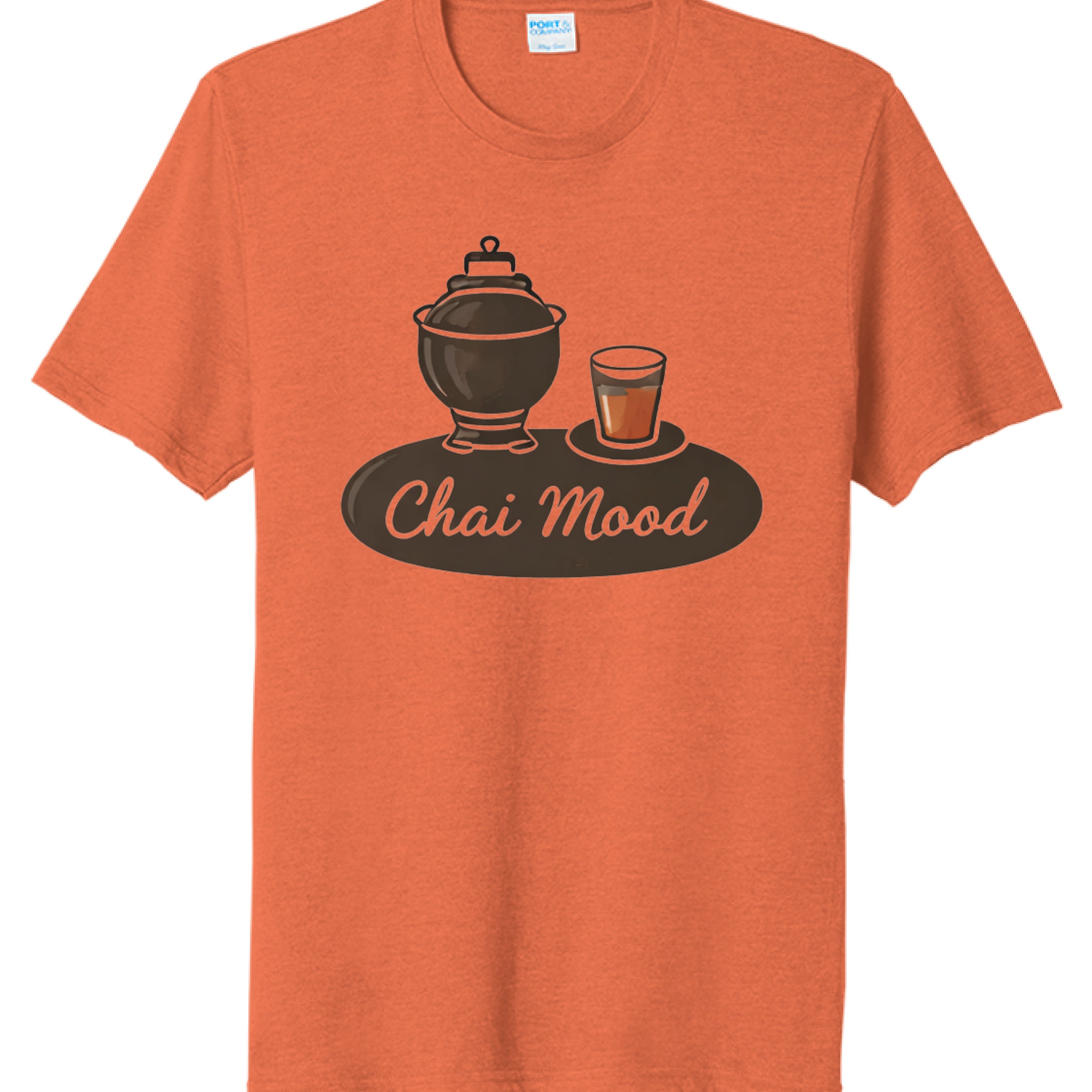 Deep Orange Heather - FRONT